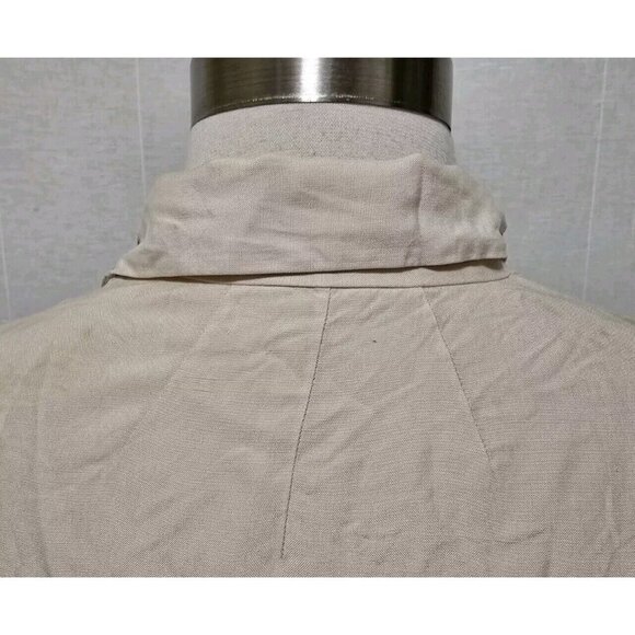 1940s ? Vintage Womens Ivory Blouse Button Up Shirt - Picture 8 of 10